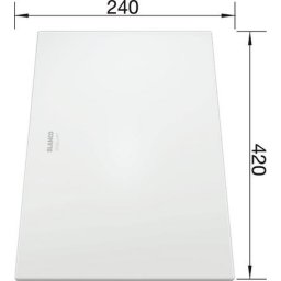 BLANCO Tocator sticla ALB 420x240 mm pentru chiuvetele din gama Zerox si Claron
