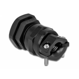 Garnitura de etansare a cablului PG13,5 cu protectie uzura/indoire Negru, Delock 60355