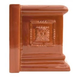 Soclu stalp ornament soba teracota Maro,