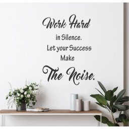 Work hard - sticker decorativ