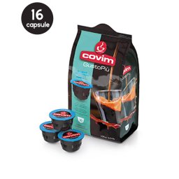 16 Capsule Covim Espresso Suave Decaffeinato - Compatibile Dolce Gusto