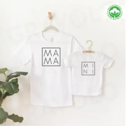 Set tricouri personalizate pentru mama si fiica Mama, Mini minimal