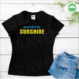 Tricou personalizat: powered by sunshine