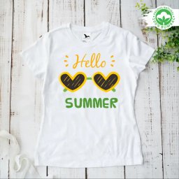 Tricou personalizat: hello summer