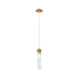 Lustră pe cablu RAGGIO 1xE14/25W/230V 24K aurie Kolarz 6009.30130