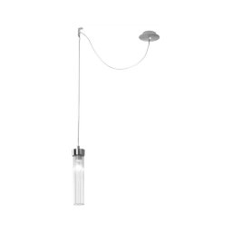 Lustră pe cablu RAGGIO 1xE14/25W/230V argintie Kolarz 6009.30151