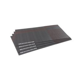 Set 4 suporturi pentru farfurii, 485×330×5 mm, Antonio Miro, 20FEB11140, PVC, Poliester, Negru