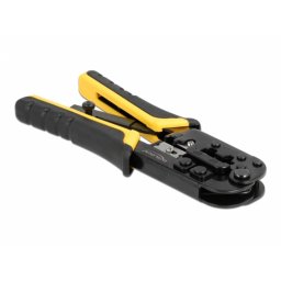 Cleste de sertizat/dezizolat pentru RJ45/RJ12/11, Delock 90520