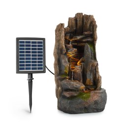 Blumfeldt Magic Tree, fântână solară, iluminat cu LED, poliresină (LEU13-Mystic Tree)
