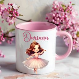 Cana Personalizata cu Nume Balerina