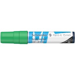 Marker cu vopsea acrilica Schneider Paint-It 330 15 mm, verde