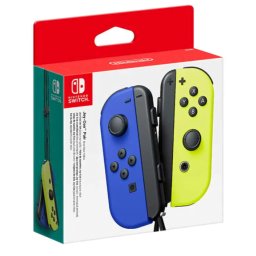 Set Controller Joy-Con Nintendo Switch, Neon Blue & Neon Yellow