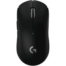 Mouse gaming wireless Logitech Pro X Superlight, ultrausor 63g, senzor LightSpeed Hero 25K DPI, Negru