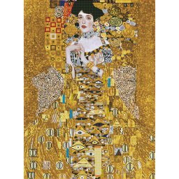 Set goblen cu diamante, fara sasiu, Femeia in Aur - Klimt, 91x67 cm