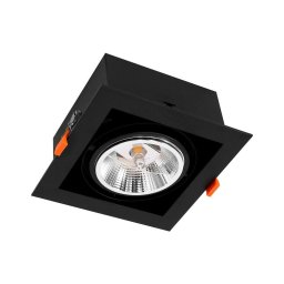 Lampă încastrată PLAZA AR111 1xGU10/12W/230V negru