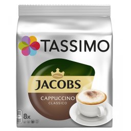 Tassimo Jacobs Cappuccino, 8 bauturi