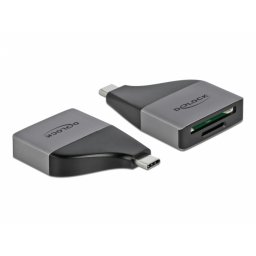 Cititor de carduri USB 3.2-C Gen1 pentru SD / MMC + Micro SD, Delock 64117
