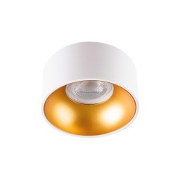 Corp de iluminat încastrat MINI RITI 1xGU10/25W/230V alb/auriu Kanlux 27576