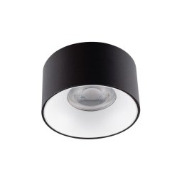 Corp de iluminat încastrat MINI RITI 1xGU10/25W/230V negru/alb Kanlux 27577
