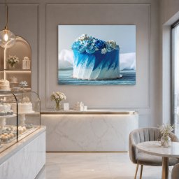 Tablou Bucatarie - Blue Cake