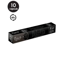 10 Capsule Aluminiu DolceVita Ristretto - Compatibile Nespresso