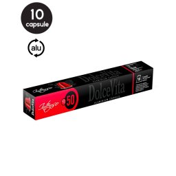 10 Capsule Aluminiu DolceVita Intenso - Compatibile Nespresso