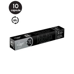 10 Capsule Aluminiu DolceVita Lungo - Compatibile Nespresso
