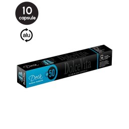 10 Capsule Aluminiu DolceVita Deca - Compatibile Nespresso