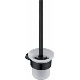Set perie wc Deante Round,negru mat