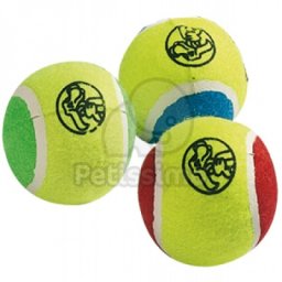 Minge tenis pentru câini Flamingo - cu model 6 cm