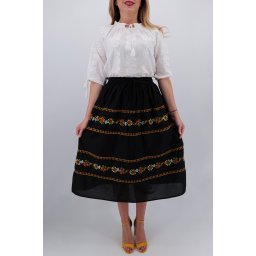 Fusta stilizata cu motive florale - Iolanda 2