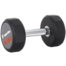 Gantera fixa inSPORTline Profi CPU 12.5 Kg