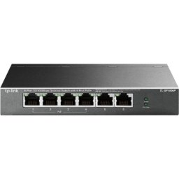 SWITCH PoE TP-LINK 6 porturi 10/100Mbps carcasa metalica TL-SF1006P 3c4_TL-SF1006P