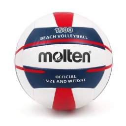 Minge volei plaja Molten, culoare rosu/albastru/alb