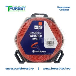 Rola fir trimmy 2.4mm x 77m Whisper Twist Gri