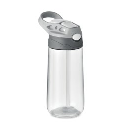 Bidon sport pentru apa, 21MAR1792, 450 ml, 9x18.5 cm, Everestus, Tritan, Silicon, Transparent