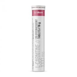 GymBeam L-carnitină 1000 mg efervescentă 20 tab. zmeură