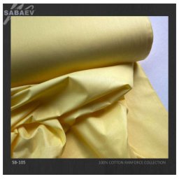 Bumbac ranforce imprimat UNI GALBEN DESCHIS rola 30m/240cm