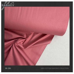 Bumbac ranforce imprimat UNI ROSU BURGUNDY rola 30m/240cm