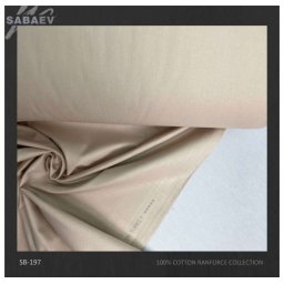 Bumbac ranforce imprimat UNI BEIGE rola 30m/240cm