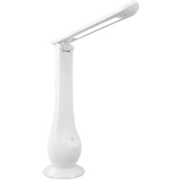 Lampa de birou LED cu acumulator si control tactil brat mobil 180 trei trepte de lumina cu diferite puteri