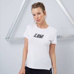 LABELLAMAFIA Tricou pentru femei Essentials White S
