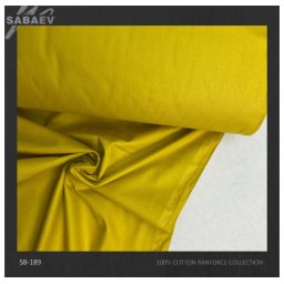 Bumbac ranforce imprimat UNI GALBEN MUSTAR rola 30m/240cm