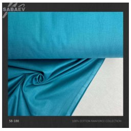 Bumbac ranforce imprimat UNI ALBASTRU SKY rola 30m/240cm
