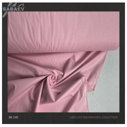 Bumbac ranforce imprimat UNI ROZ PUDRA STRONG rola 30m/240cm