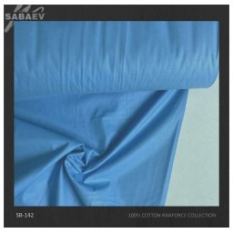 Bumbac ranforce imprimat UNI ALBASTRU rola 30m/240cm