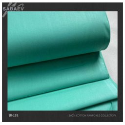 Bumbac ranforce imprimat UNI TURQUOISE STRONG rola 30m/240cm