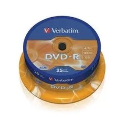 DVD-R 16X 4.7GB AZO MATT SPINDLE 25