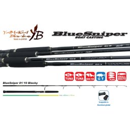 LANSETA YAMAGA BLANKS BLUE SNIPER 81/10 BLACKY TUNA 2.48m 50-130gr
