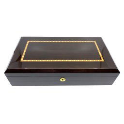 Cutie 12 ceasuri Luxury Golden Wood